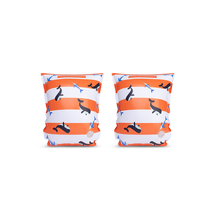 Arm Bands - Red/White - Ocean Stripes