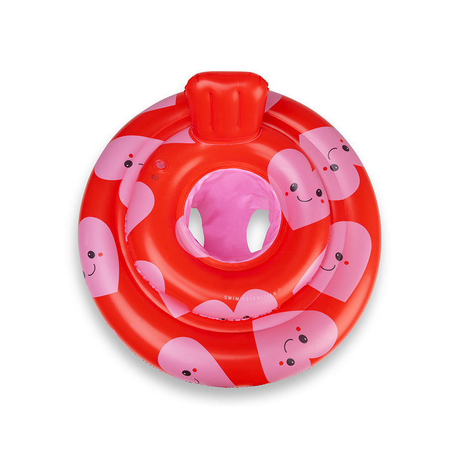 Baby Float - Red/Pink - Hearts - 0/1 Years