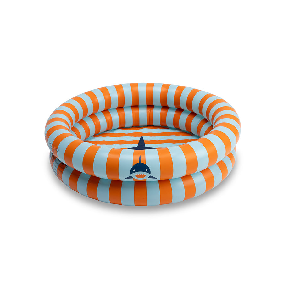 Baby Pool - Orange/Blue - Tropical Shark - Ø 60 cm