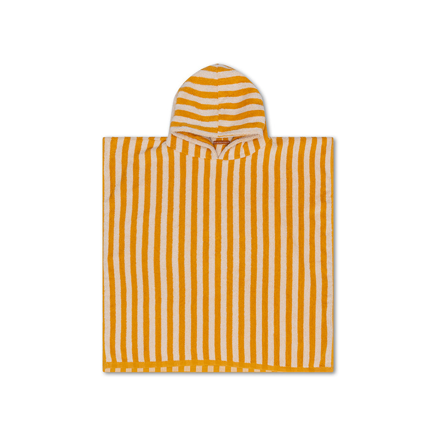 Beach Poncho - Yellow/White - Flow - 65 x 65 cm