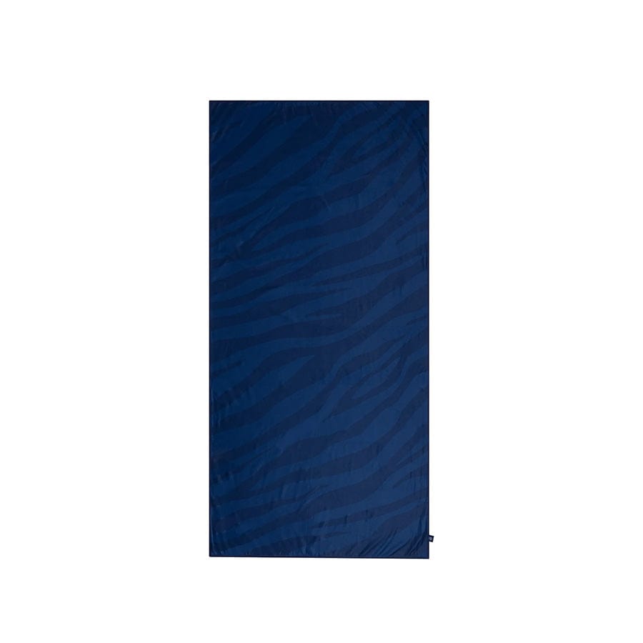 Beach Towel Microfiber - Blue - Vibrant Stripes - 135 x 65 cm