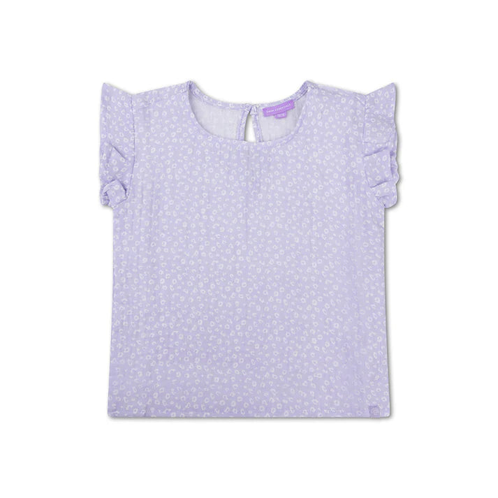 Beachwear Girls - Muslin - Lila - Leopard