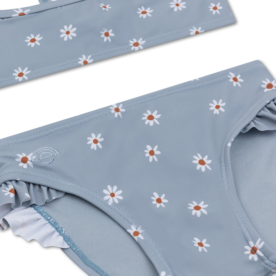 Bikini - Blue - Daisy Flower