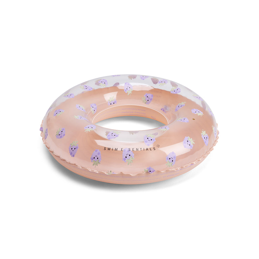Swim Ring - Beige/Purple - Blackberry - Ø 55 cm