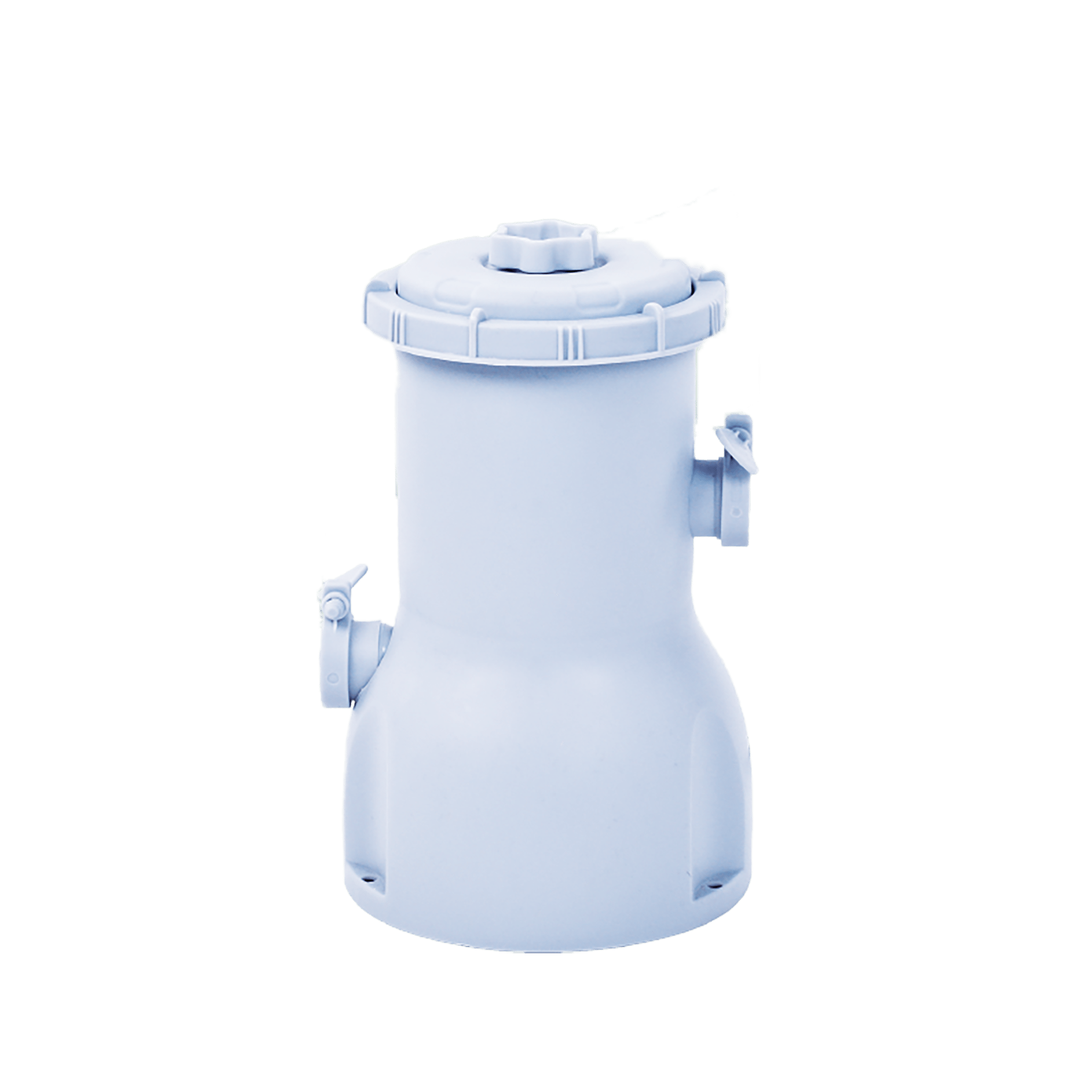 Frame Pool - Dark Blue/White - Essence - With Filterpump & Stairs - 400 x 200 x 100 cm