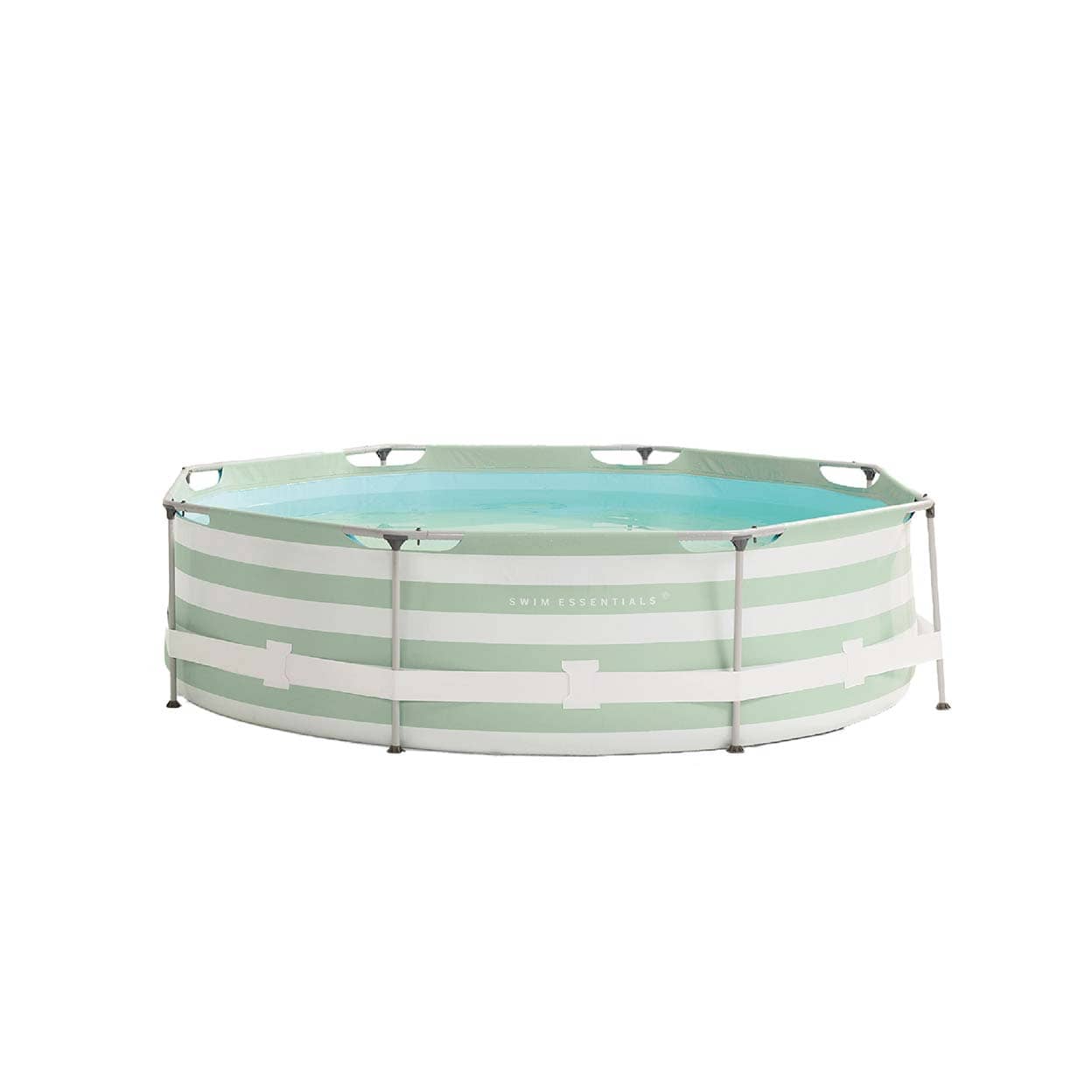 Frame Pool Round - Green/White - Essence - 305 x 76 cm