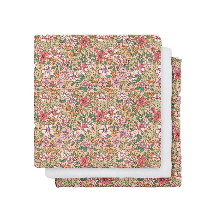 Hydrophilic Cloths - Multicolor - Blossom - 60 x 60 cm - 3 pieces