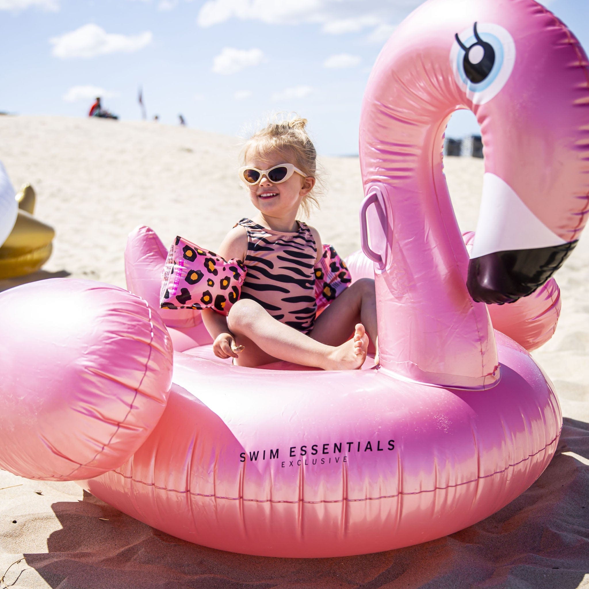 Inflatable Flamingo XXL - Rose/Gold - Dreamscape