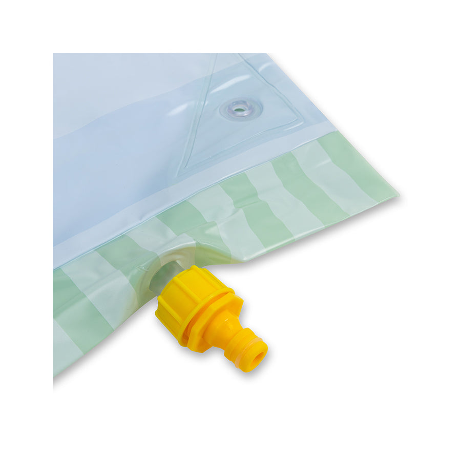 Inflatable Water Slide - Green - Crocodile