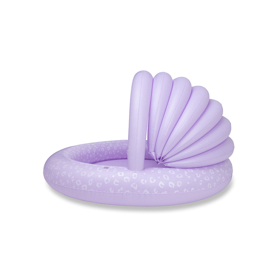 Kids Pool - Lila - Leopard - Ø 100 cm with Canopy