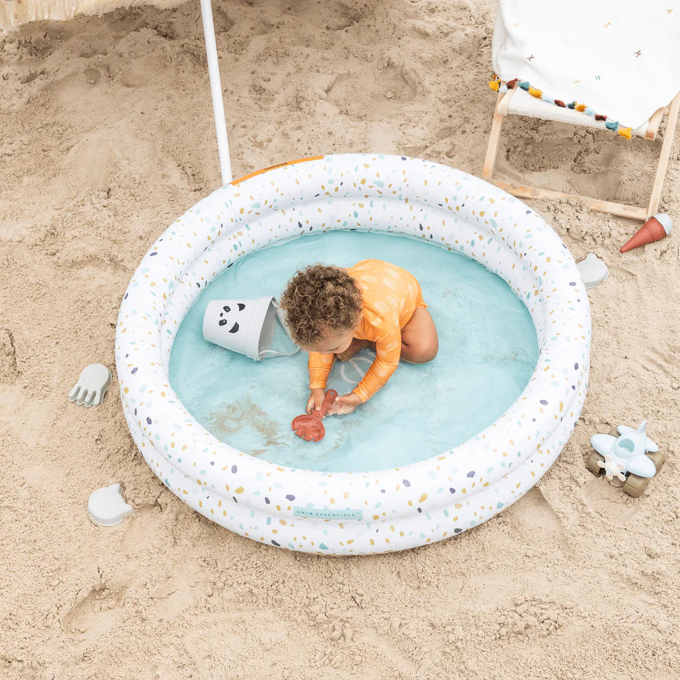 Piscina para niños - Blanco - Terrazzo Dream - Ø 100 cm