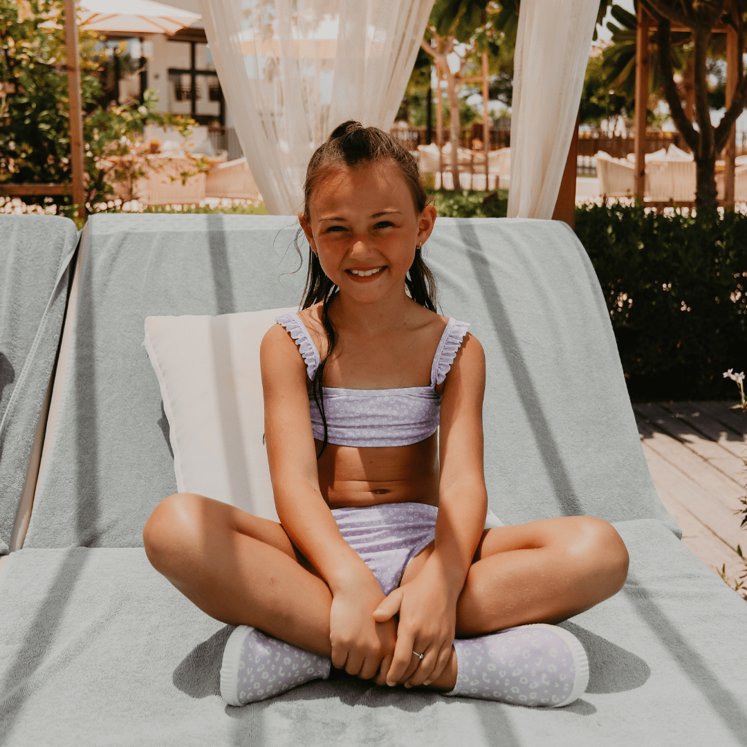 Kids Water Shoes - Lila - Leopard