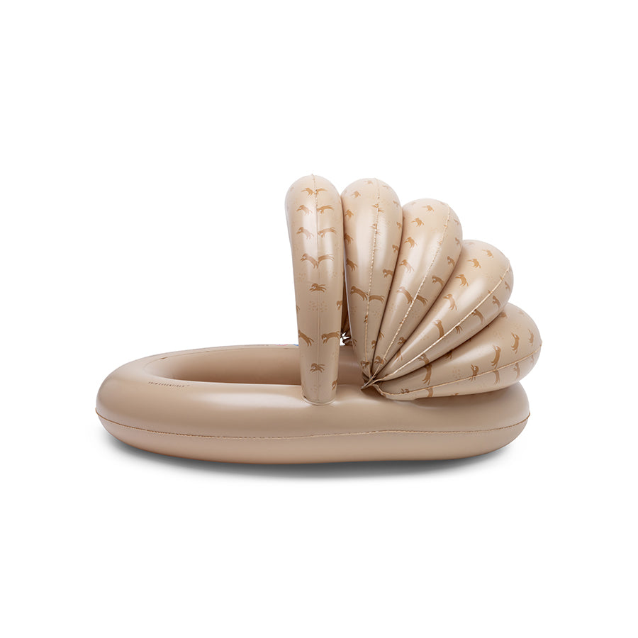 Kids Pool - Beige - Leopard - Ø 100 cm with Canopy