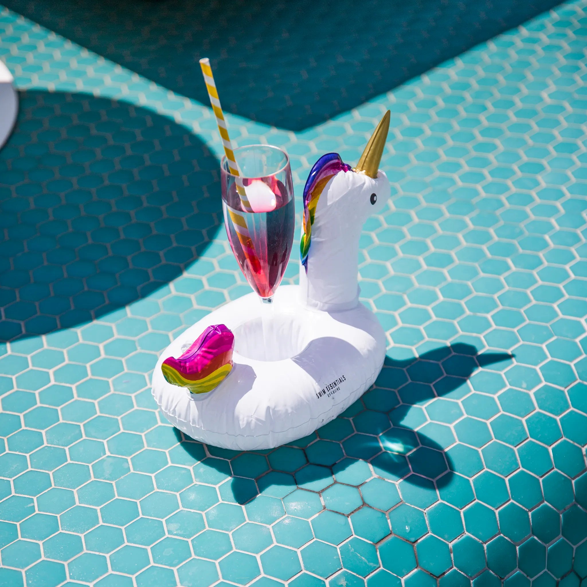 Pool Cupholder - White Unicorn - Dreamscape