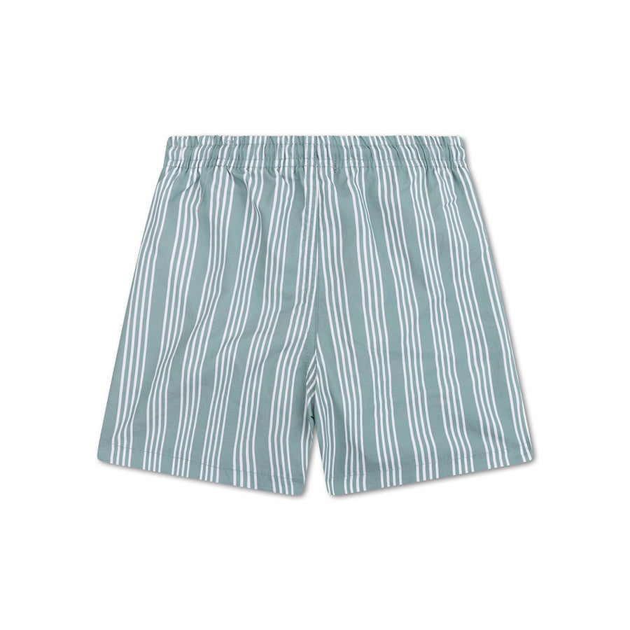 Swim Shorts - Green - Resort Stripes