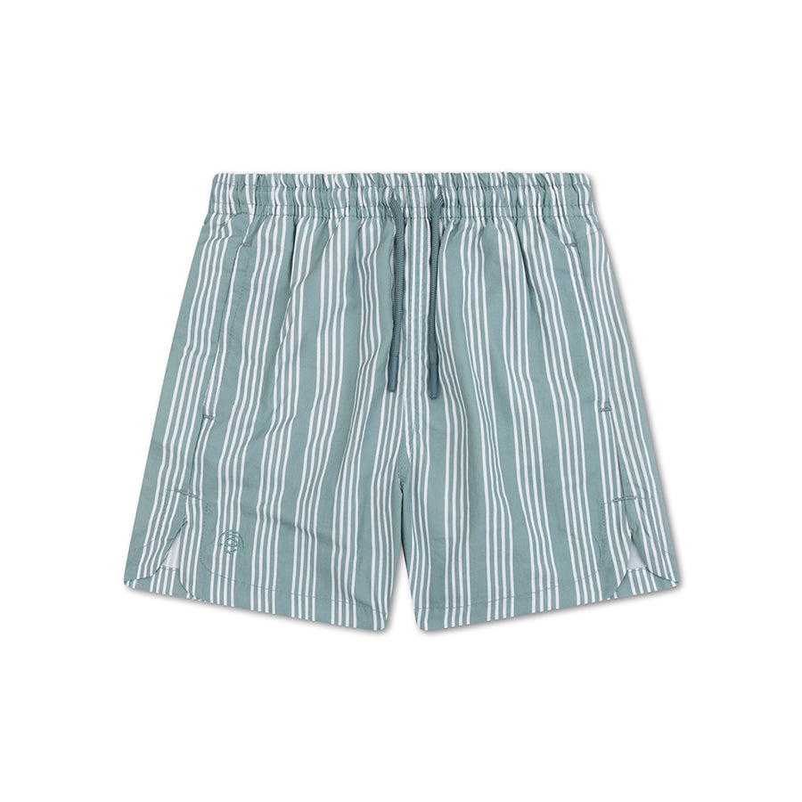 Swim Shorts - Green - Resort Stripes