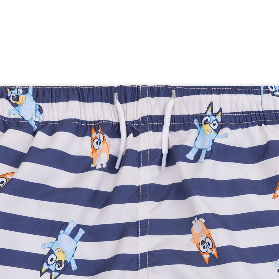 Swim Shorts - Blue/White - Bluey