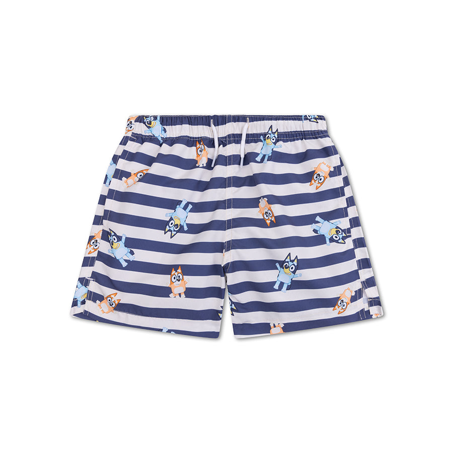 Swim Shorts - Blue/White - Bluey