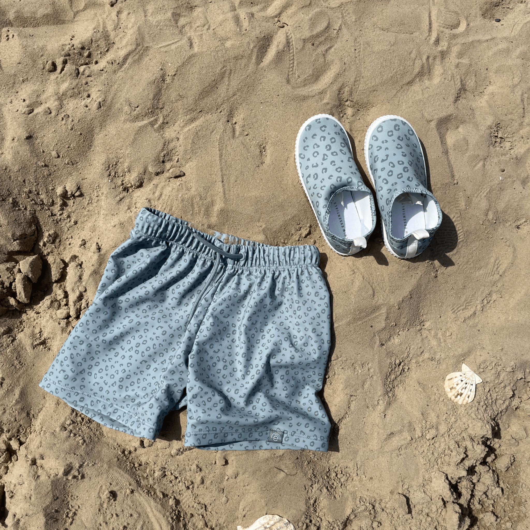 Swim Boxer - Green - Leopard