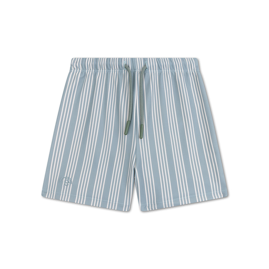 Swim Boxer - Green - Resort Stripe