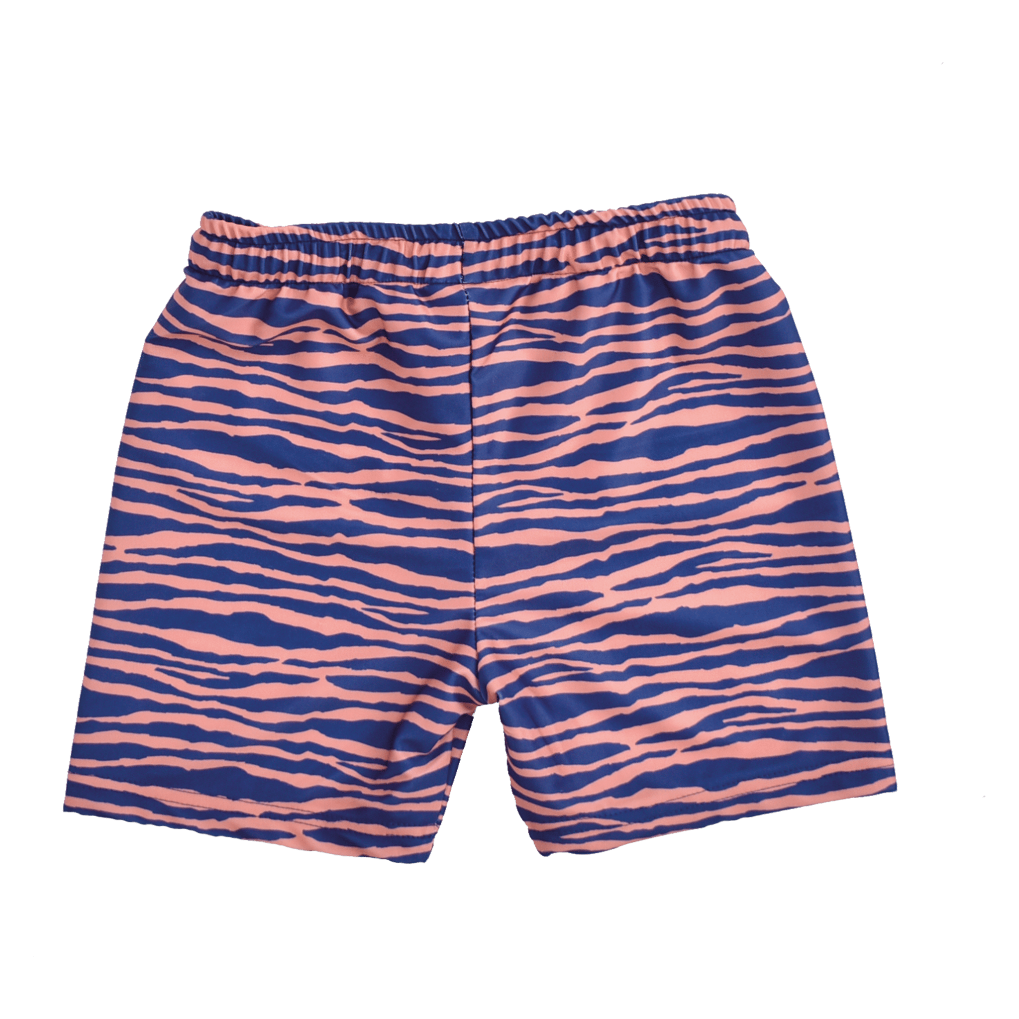 Swim Boxer - Blue/Orange - Vibrant Stripes