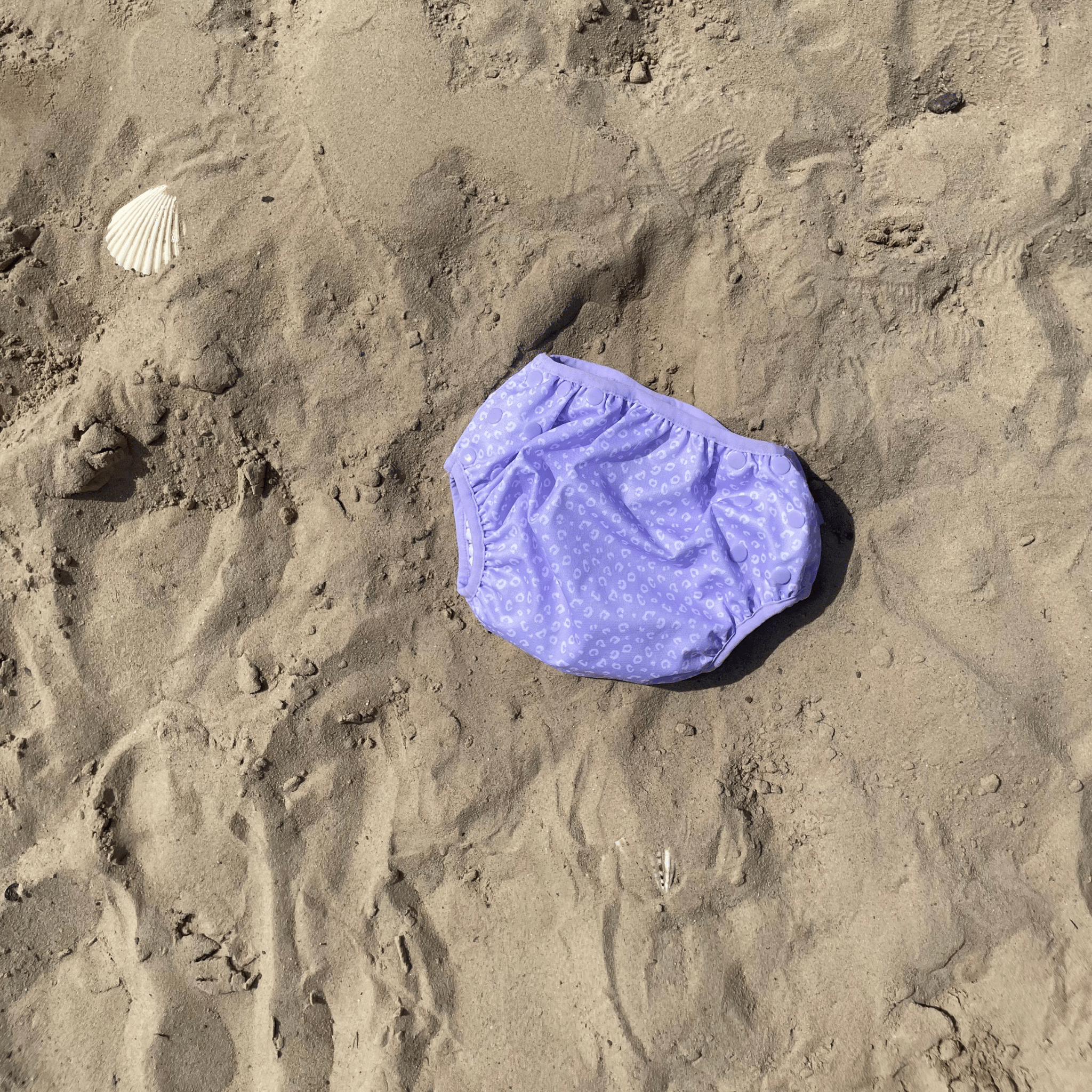 Swim Diaper - Lila - Leopard