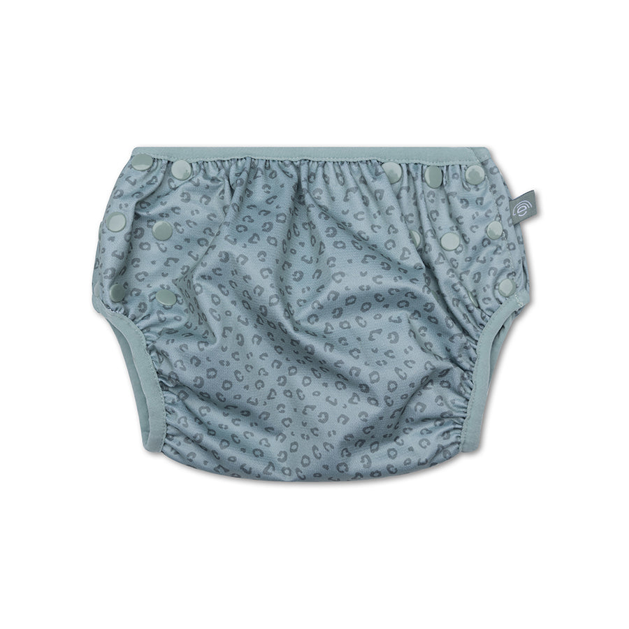 Swim Diaper - Green - Leopard