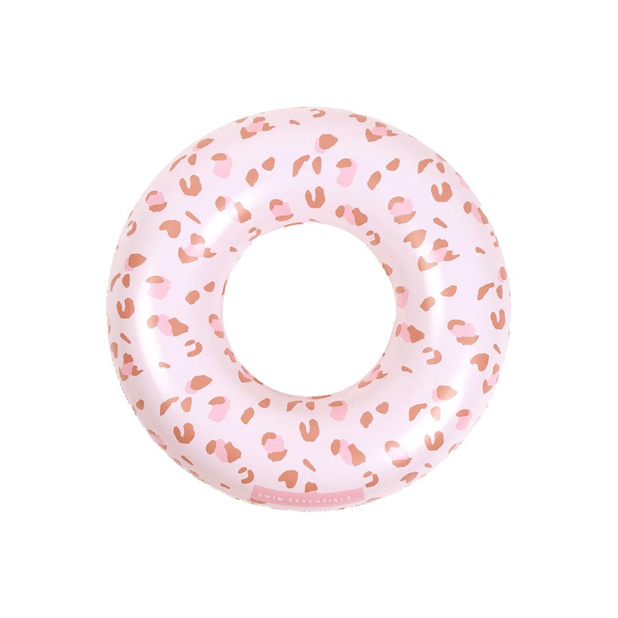 Swim Ring - Old Pink - Leopard