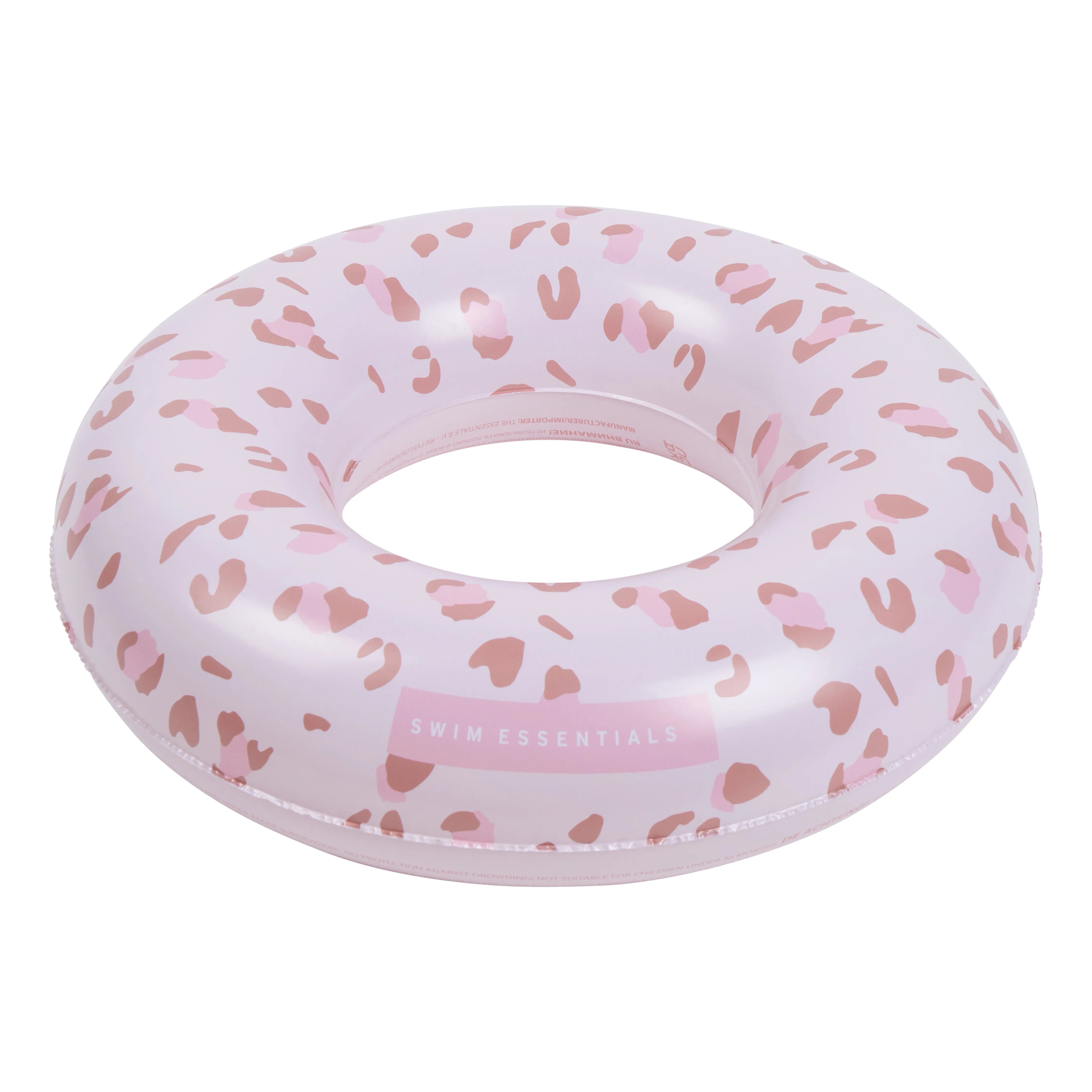 Swim Ring - Old Pink - Leopard