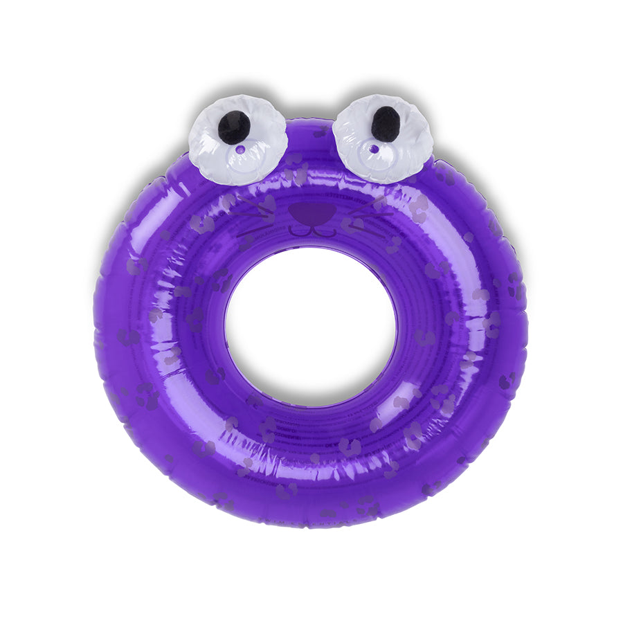 Swim Ring Animal - Purple - Leopard - Ø 65 cm