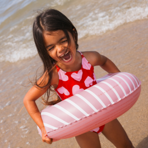 Swim Ring - Red/White - Boldlines - Ø 55 cm