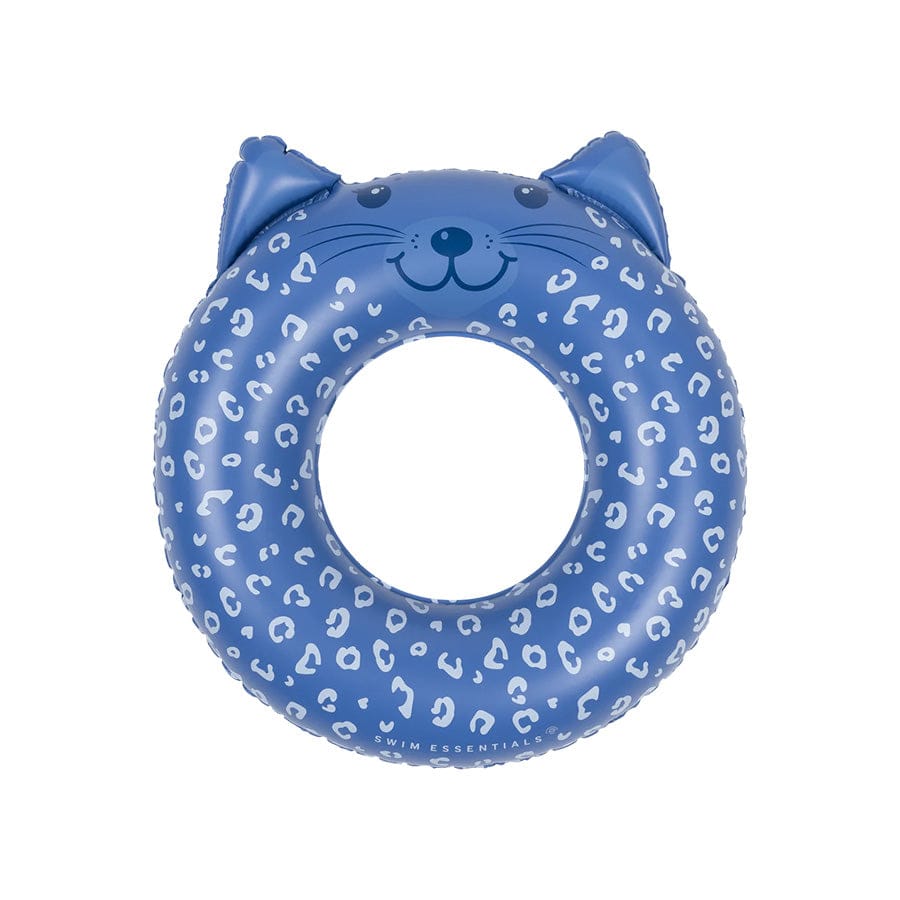 Swim Ring Animal - Blue - Leopard - Ø 55 cm