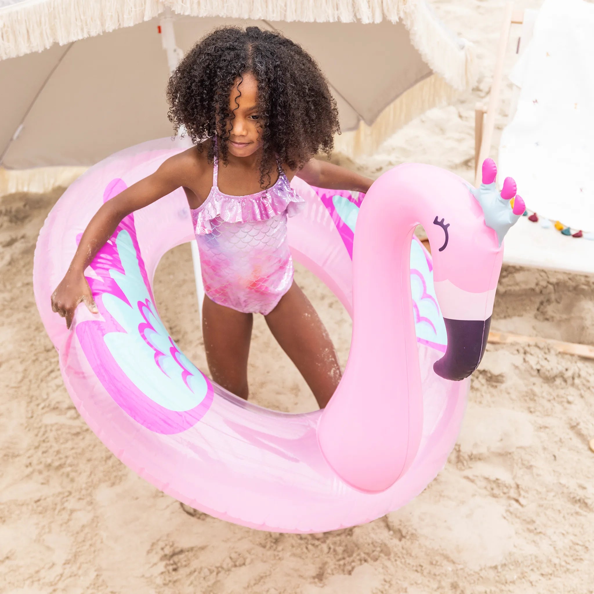 Swim Ring Flamingo - Pink - Dreamscape - Ø 95 cm