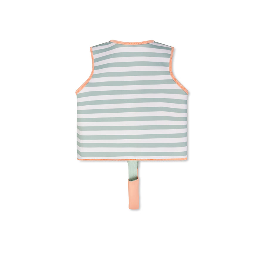 Chaleco flotador - Verde/Blanco - Resort Stripe - 3/6 Años