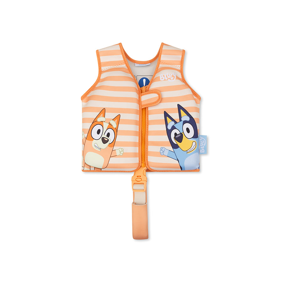 Swim Vest - Orange - Bluey