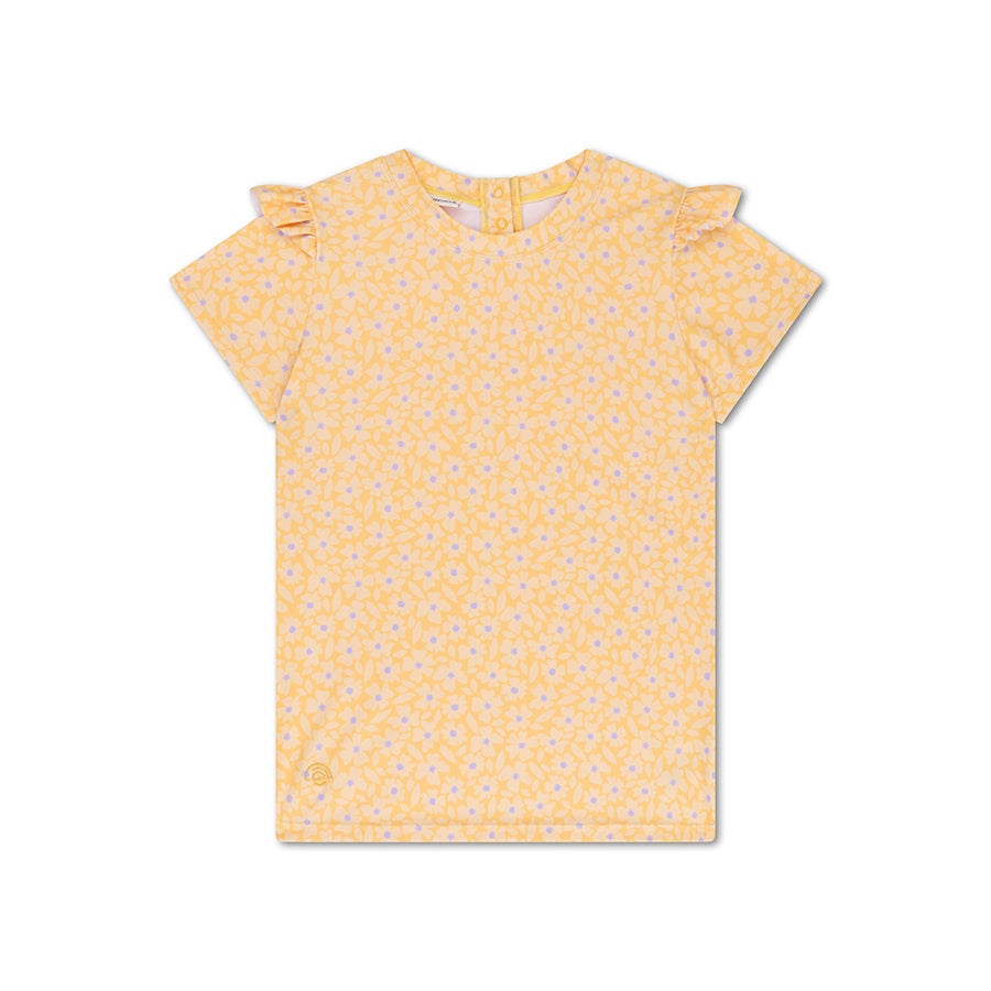 Swimming T-Shirt - Short Sleeve - Yellow - Florish