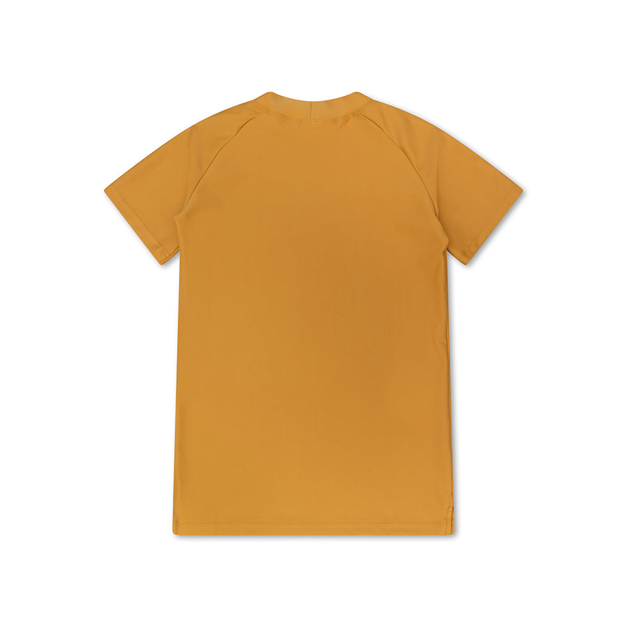 Swimming T-Shirt - Short Sleeve - Yellow - Pure Tones