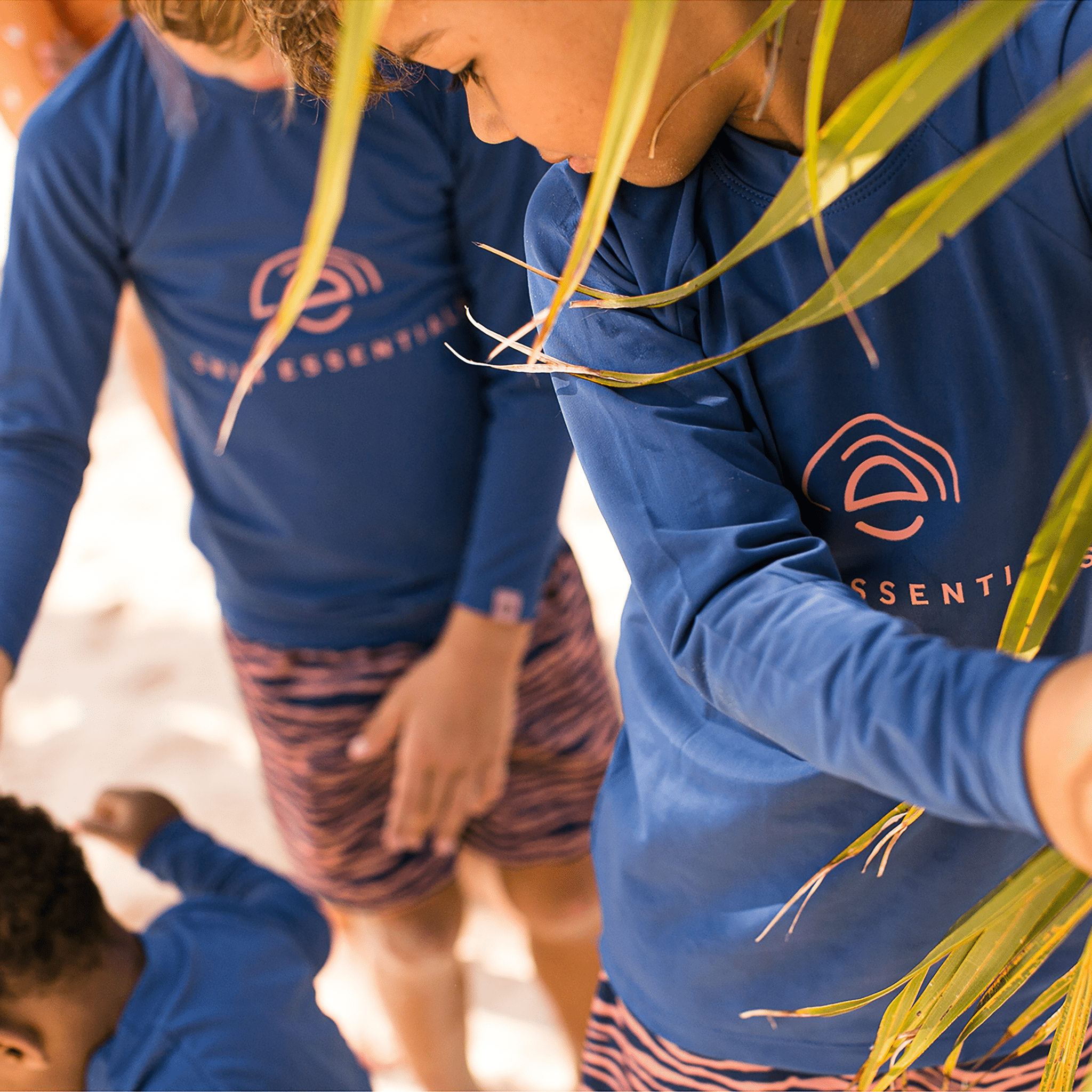 Swimming T-Shirt - Long Sleeve - Dark Blue - Pure Tone