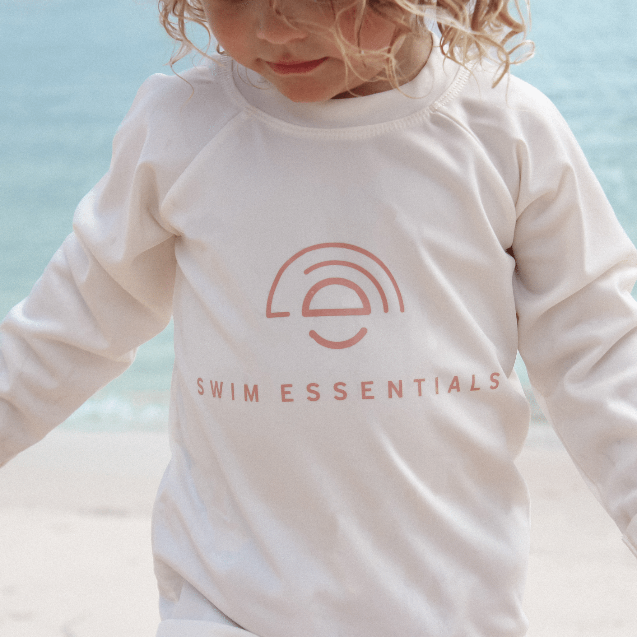 Swimming T-Shirt - Long Sleeve - White - Pure Tones
