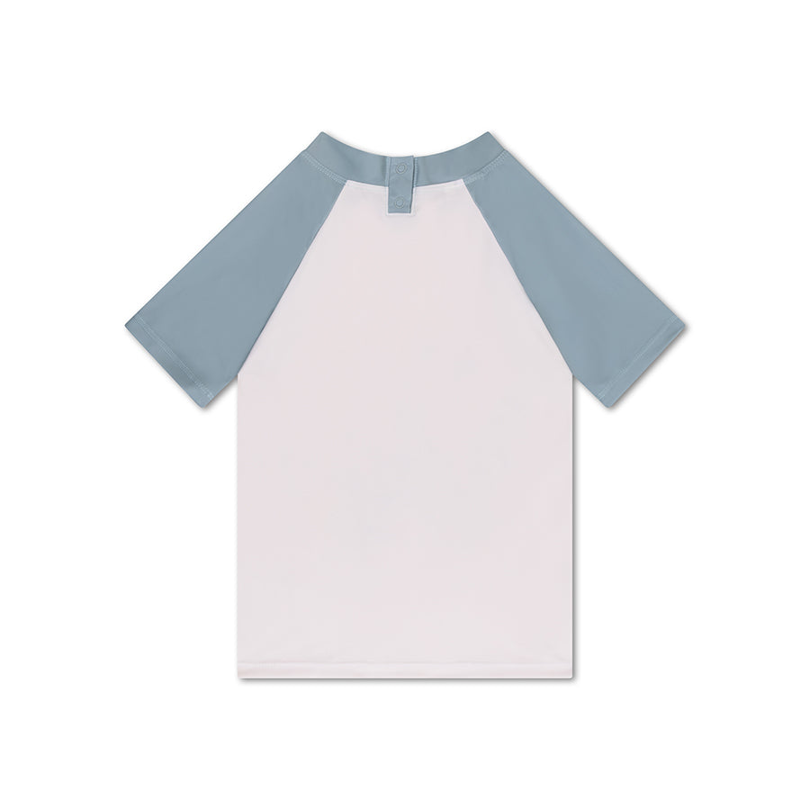 Swimming T-Shirt - Short Sleeve - Green - Resort Stripe