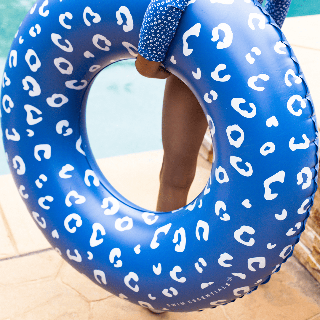 Swim Ring - Blue - Leopard - Ø 90 cm