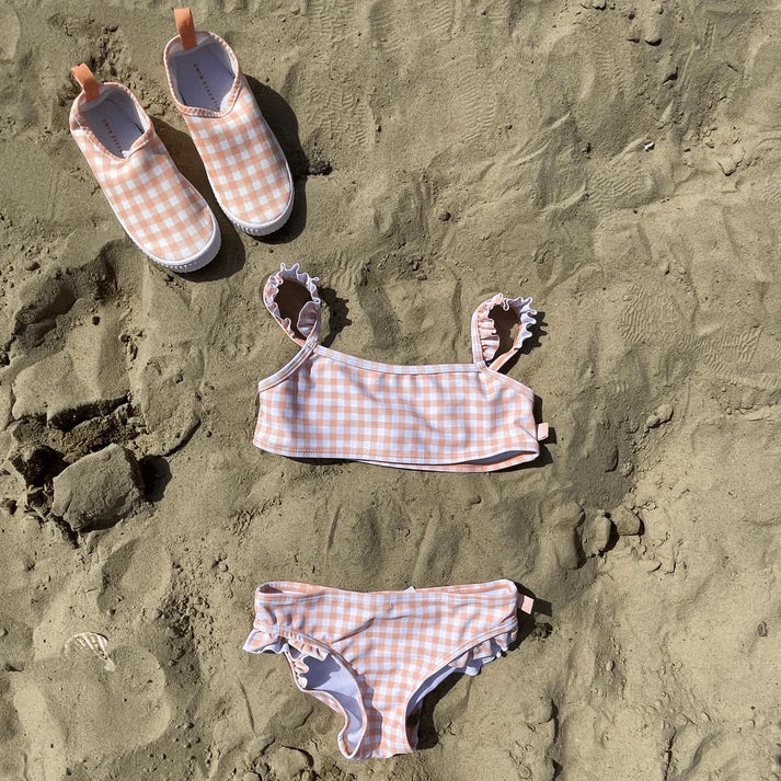 Bikini - Orange - Sunset Grid