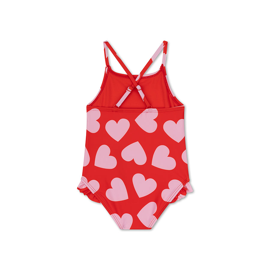 Swimsuit Girls - Red - Hearts