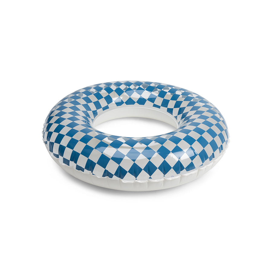 Swim Ring - Blue - Checkmate - Ø 90 cm