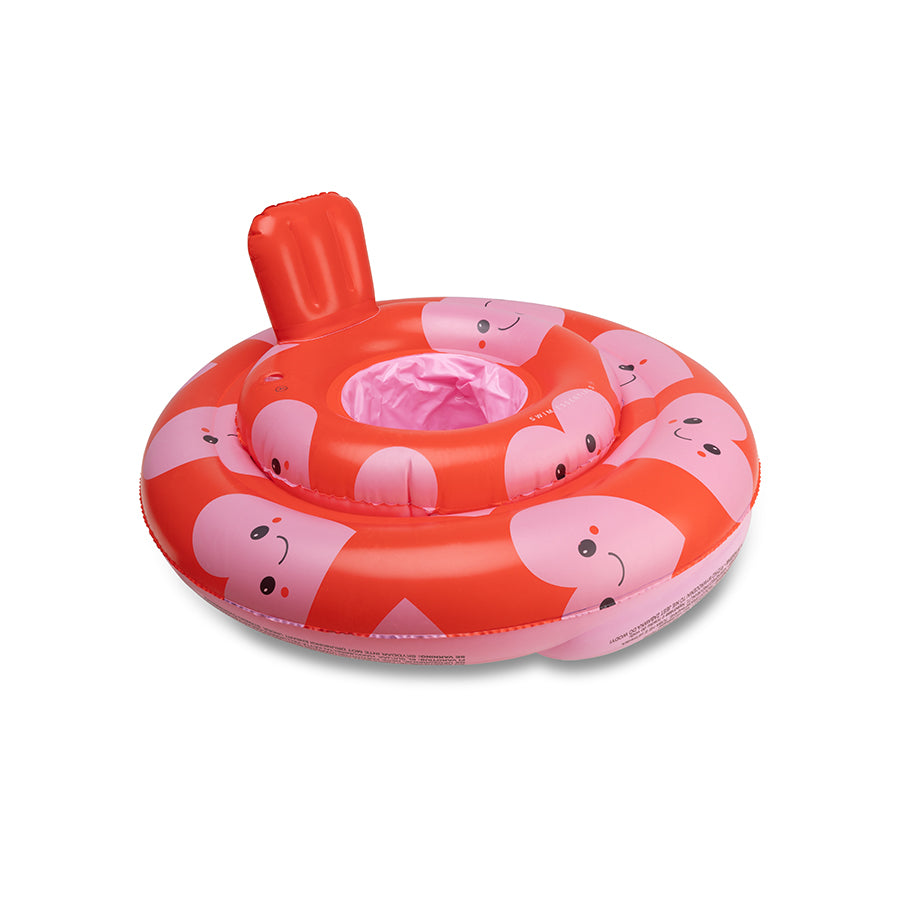 Baby Float - Red/Pink - Hearts - 0/1 Years