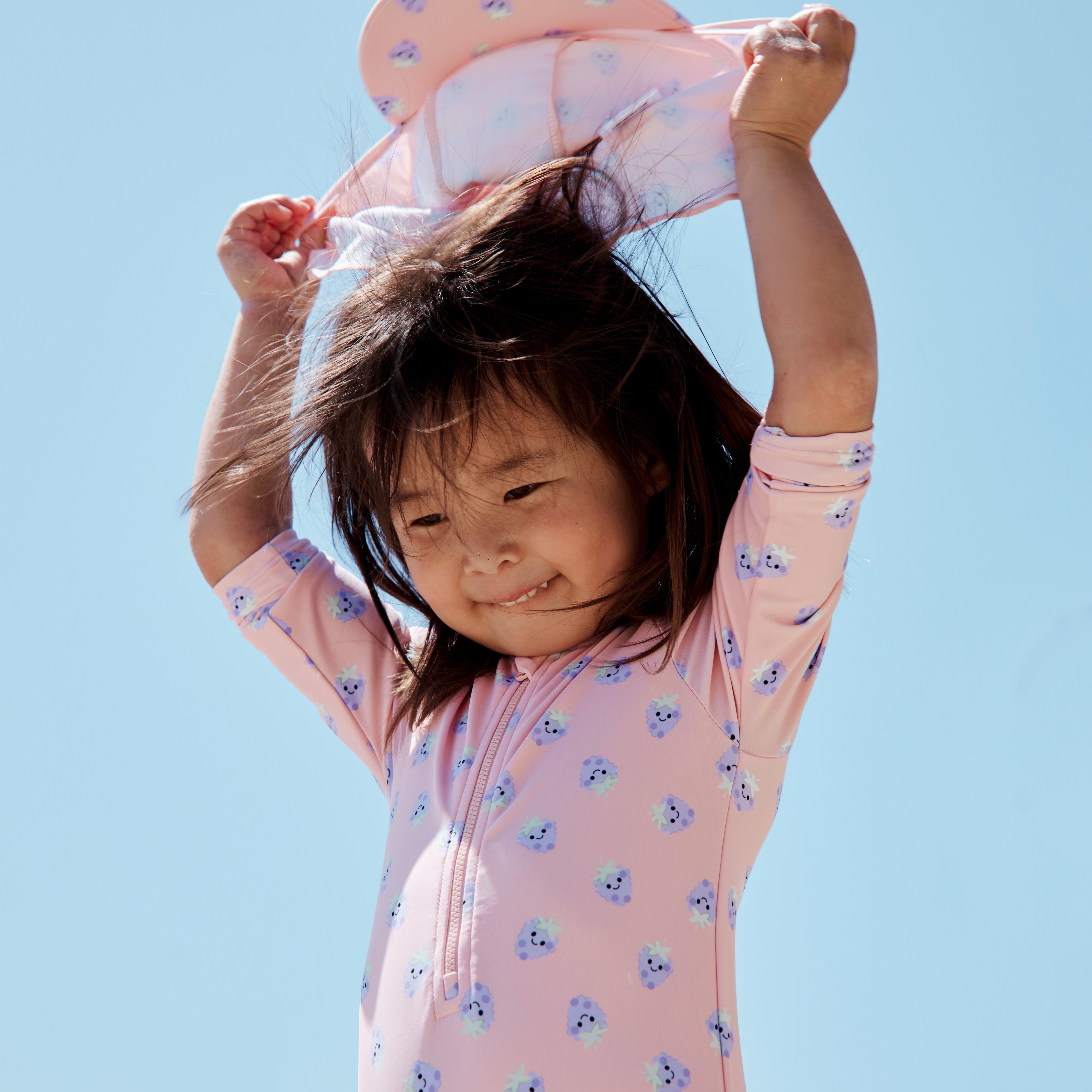 Sun Cap - Pink/Purple - Blackberry