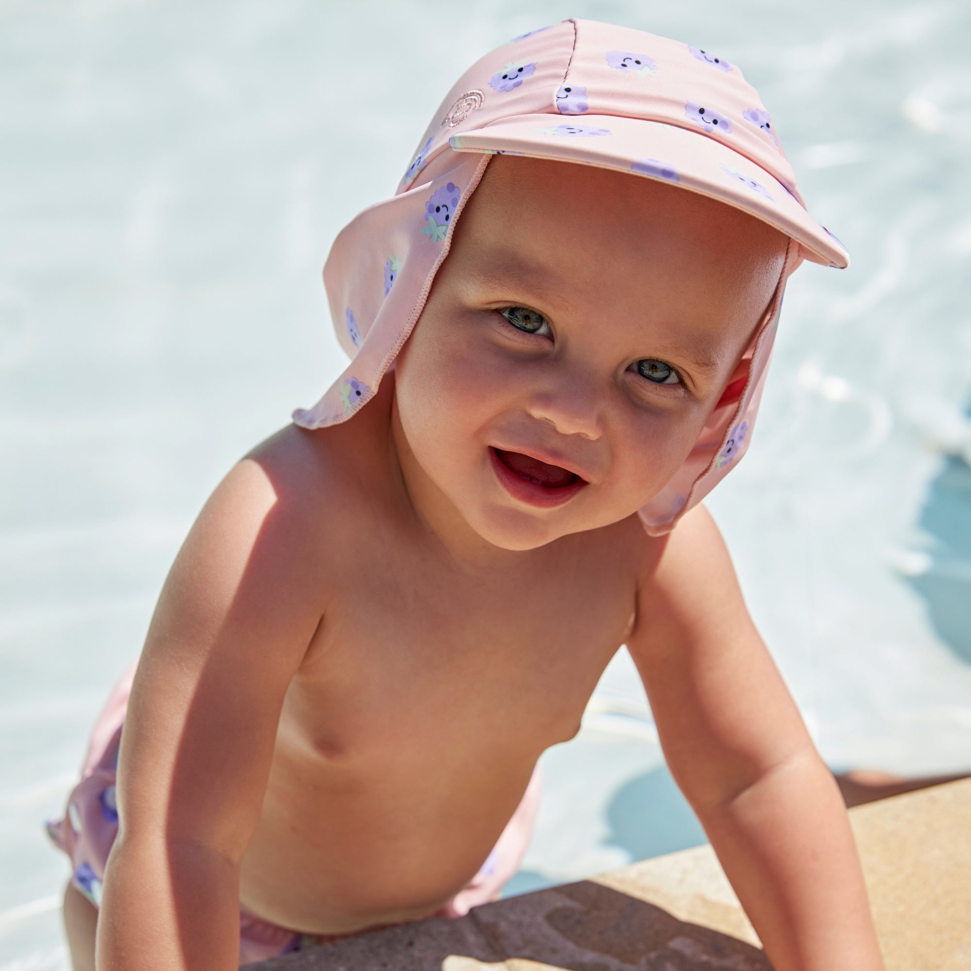 Sun Cap - Pink/Purple - Blackberry