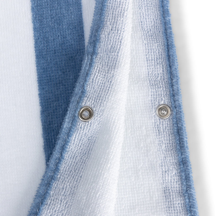 Beach Poncho - Blue - Dino - 65 x 65 cm