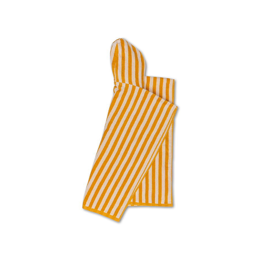 Beach Poncho - Yellow/White - Flow - 65 x 65 cm