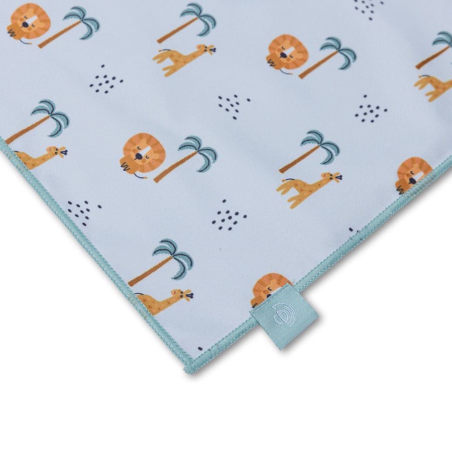 Beach Towel Microfiber - Multicolor - Jungle - 135 x 65 cm